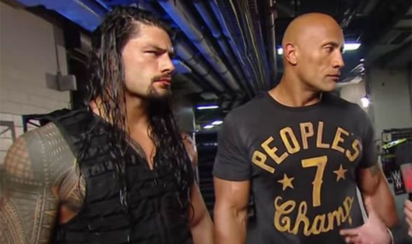 Roman Reigns with The Rock